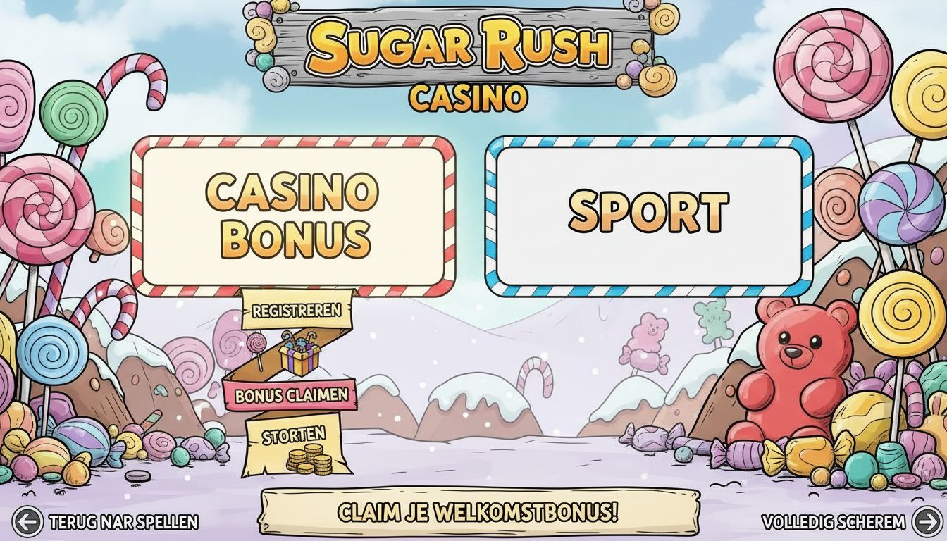 Bonuskeuze met casino-en sport-tegels en verticale registratieflow